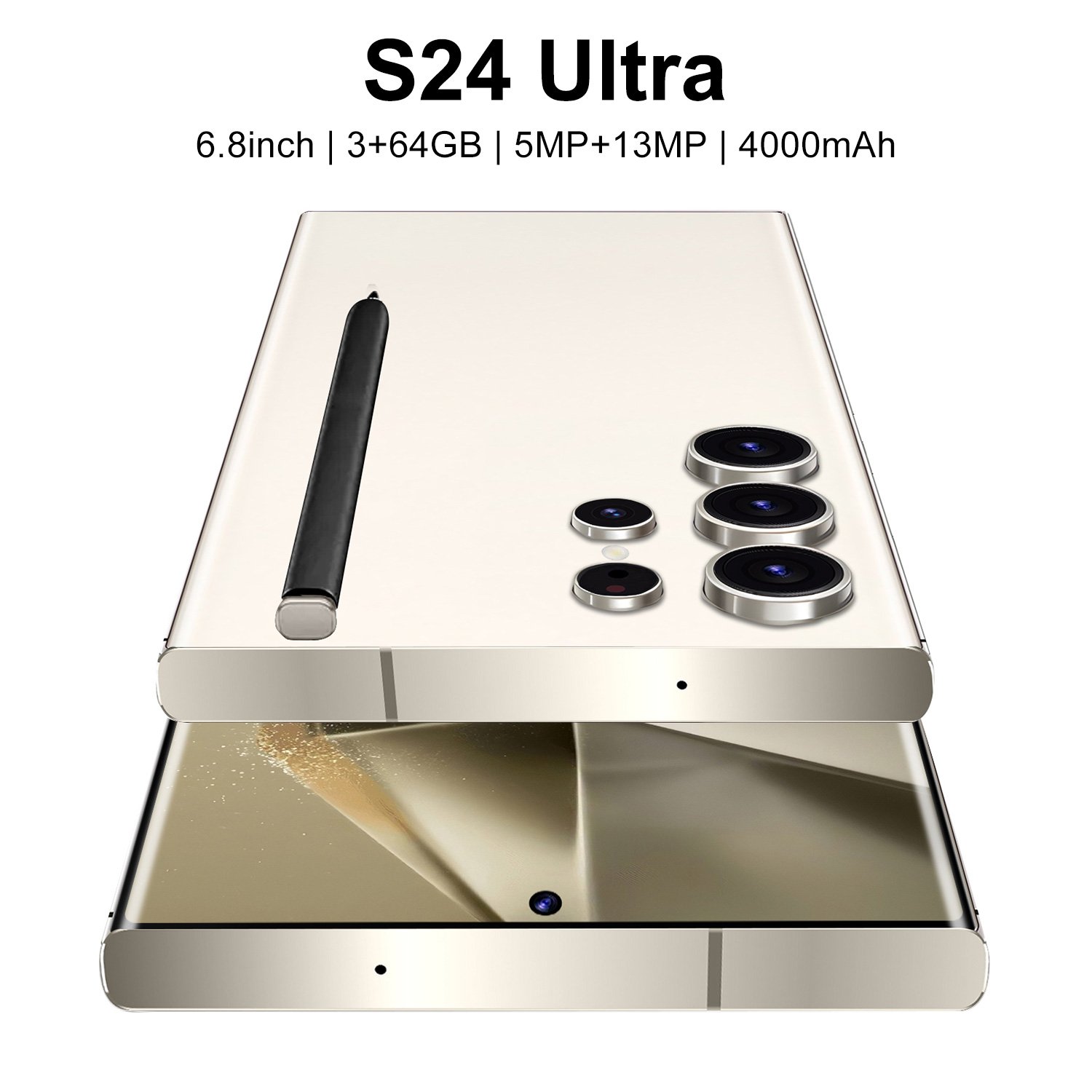 Smart Mobile Phone Hot Sale Custom Original S24 Ultra Android 5G Smartphone 5g Lcd Quad Core 5MP Android 10 MTK Dimensity Series